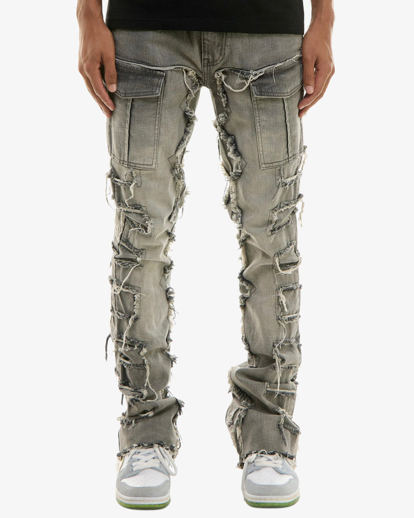 KDNK Fate Flare Jeans