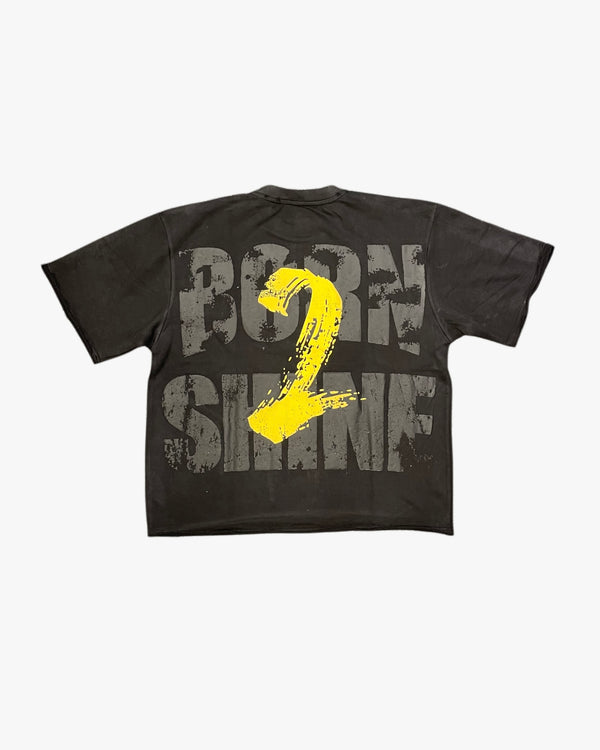 Boxing Rhinestone Cropped Tee