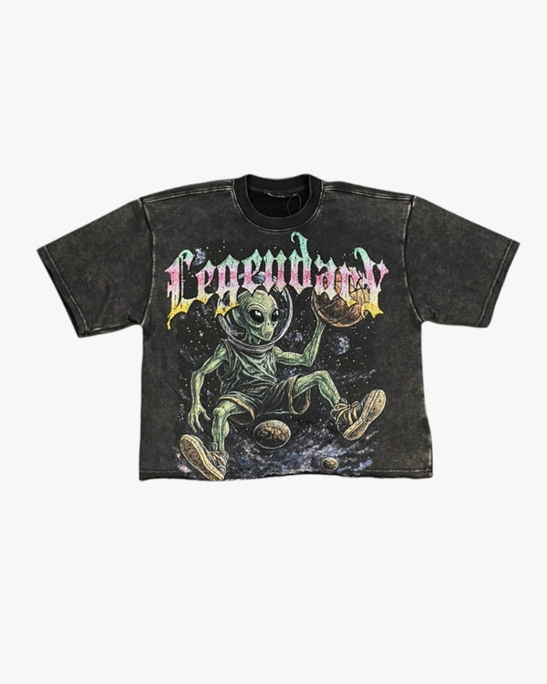 Space Alien Cropped Tee