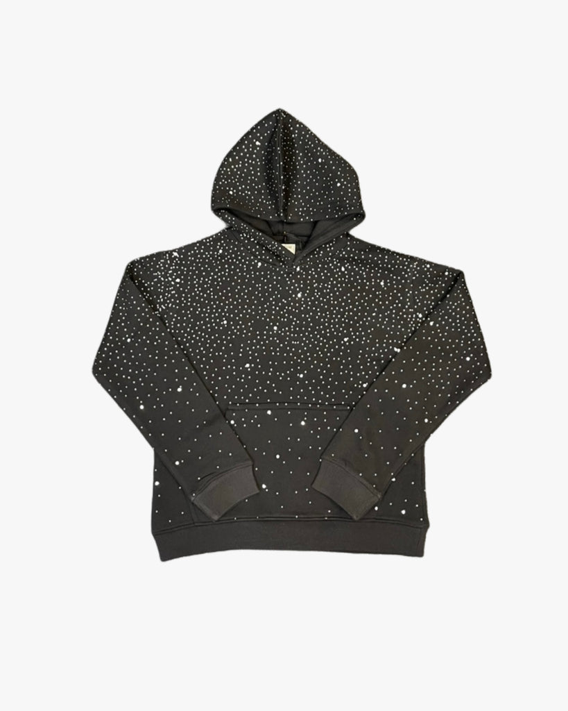 Kids Rhinestone Cropped Hoodie