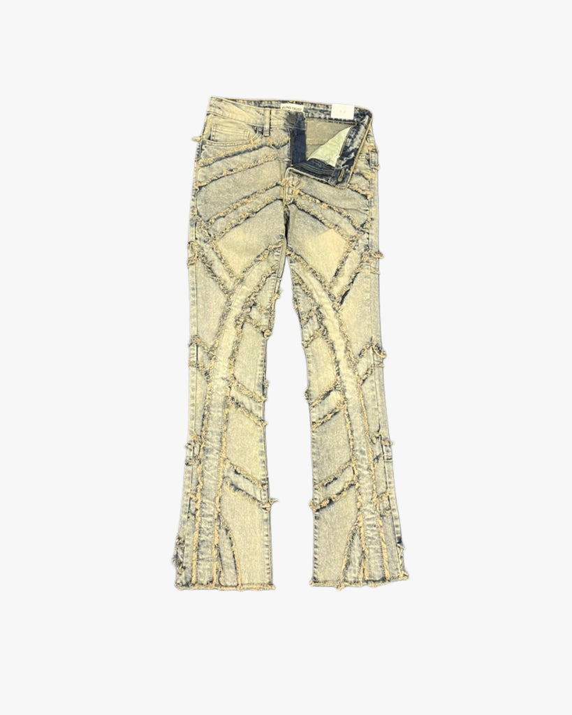 Web Stitch Stack Jeans