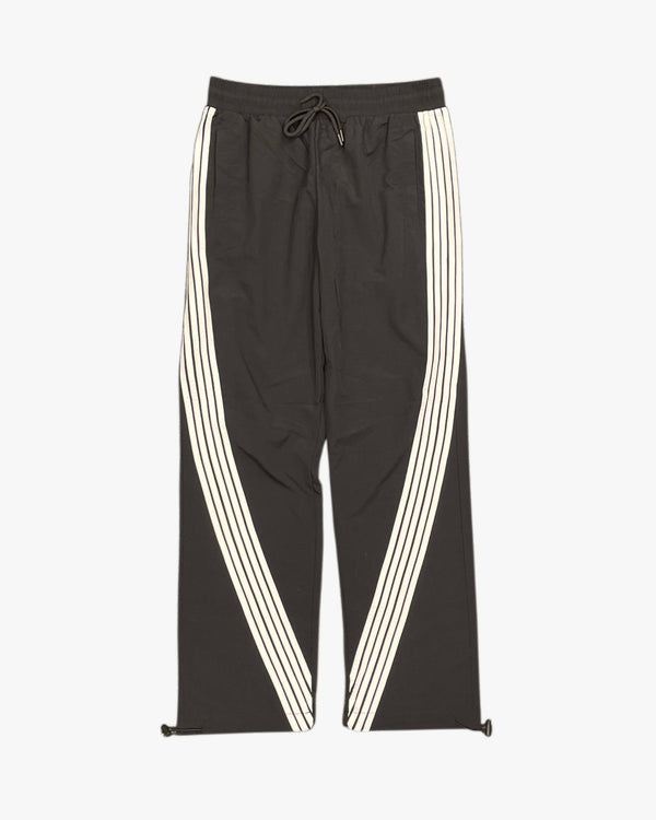 Curved Striped Nylon Joggers