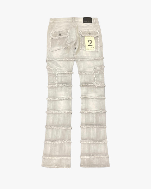 Patchwork True Stacked Pants