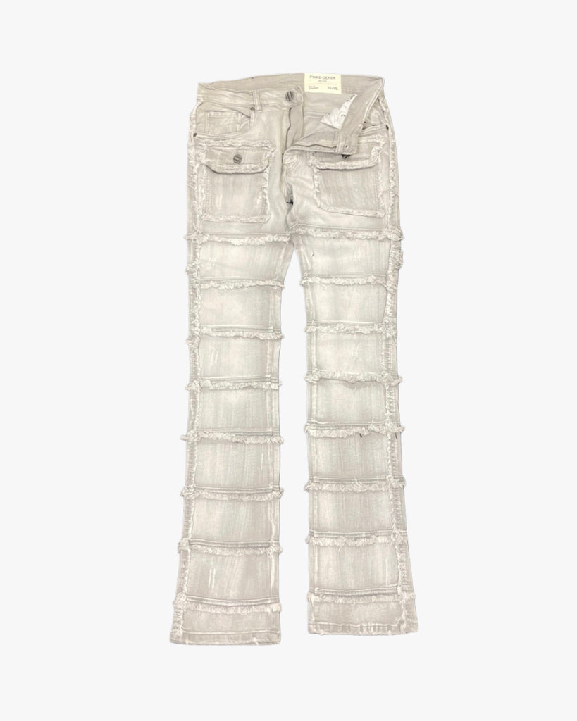 Patchwork True Stacked Pants