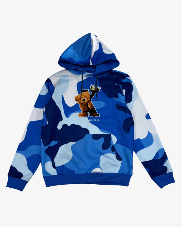 Born to be King Camo Hoodie