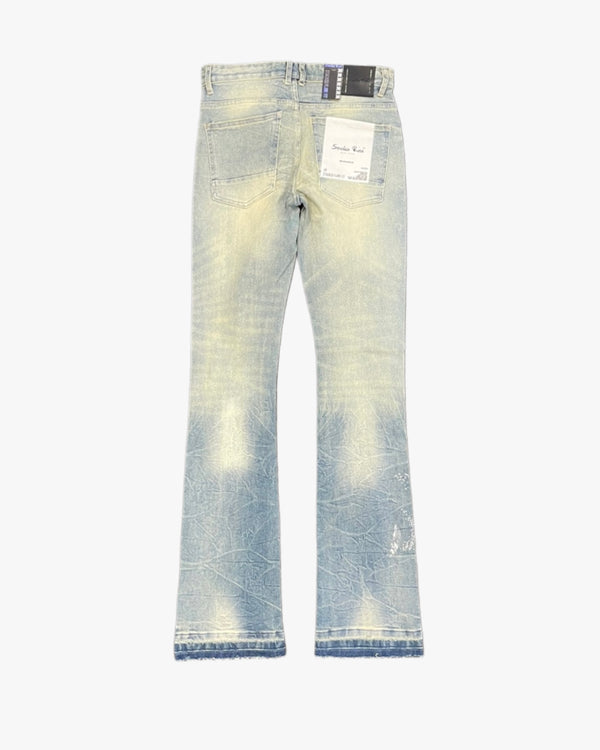 Smoke Rise Rhinestone Star Stack Jeans
