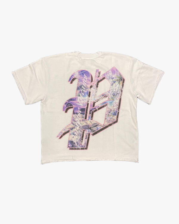 Daydream Rhinestone Cropped Tee