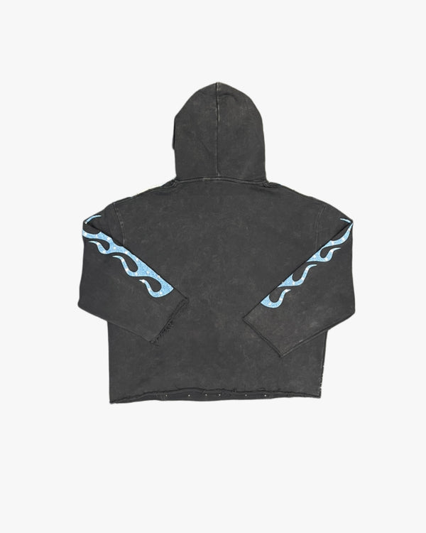 Capre Noctem Cropped Hoodie