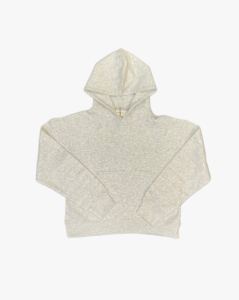 Mens Rhinestone Cropped Hoodie