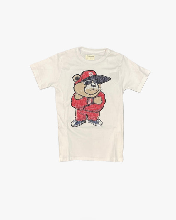 Bear Rhinestone Kids Tee