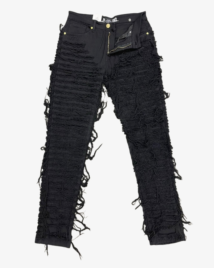 Distressed Frayed Skinny Jeans