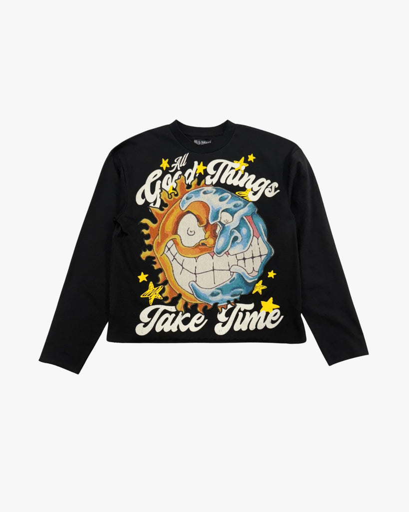 Sun & Moon Crop Crewneck