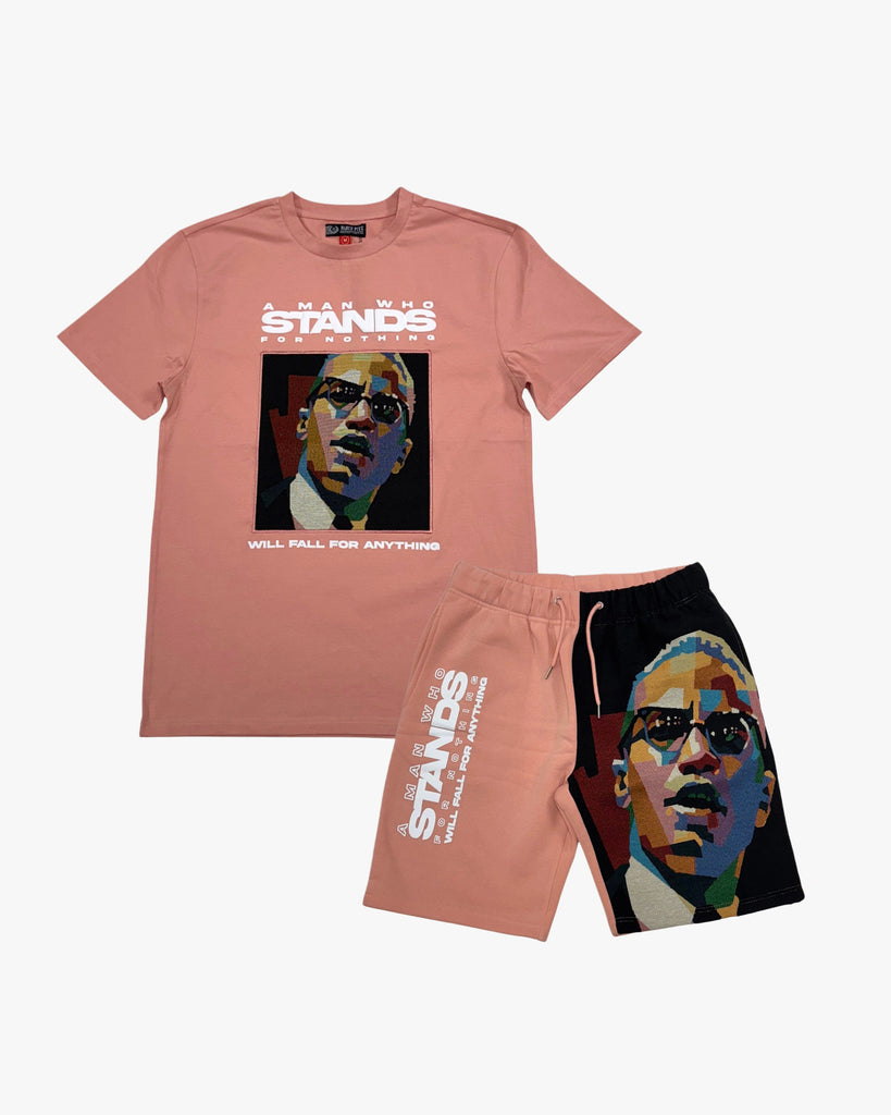 Malcolm X Graphic Tee & Shorts Set