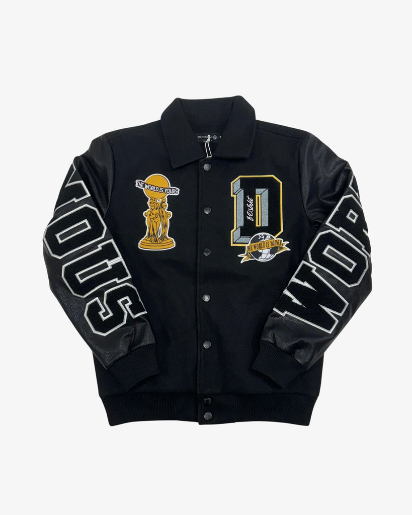 8ighth Dstrkt Mens World Famous Varsity Jacket