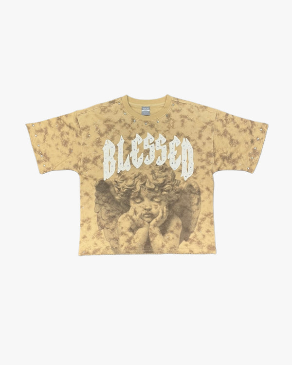 Blessed Angel Cropped Tee