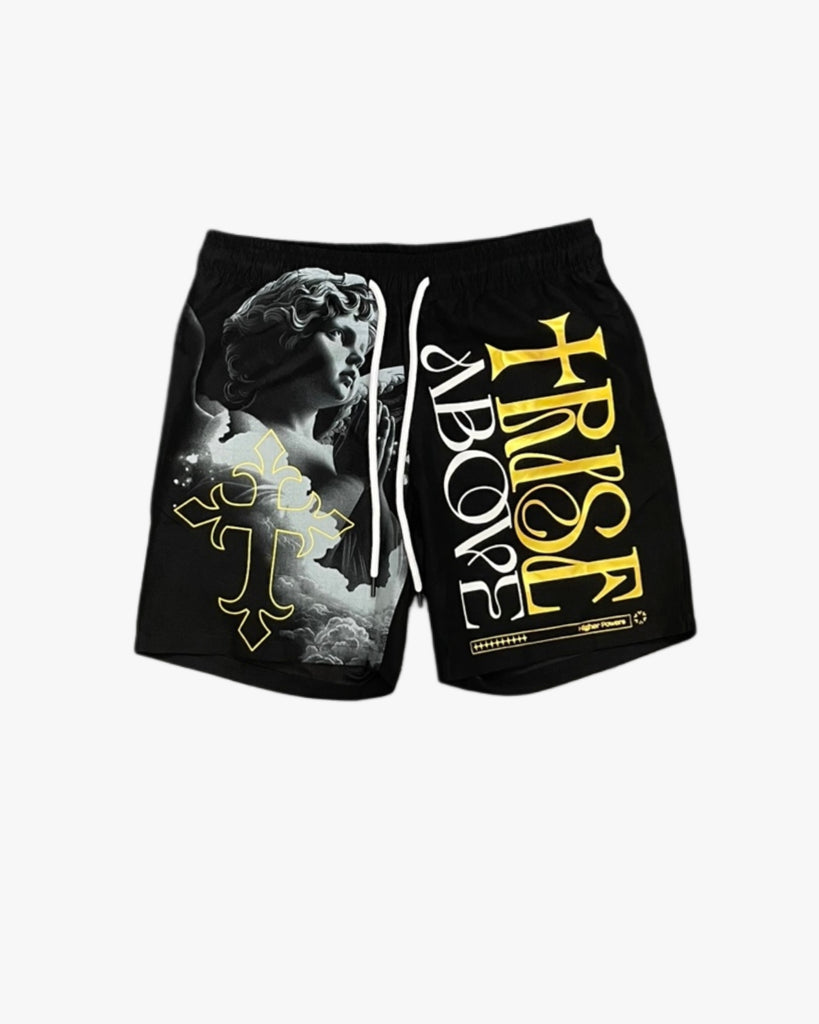 Rise Above Graphic Shorts