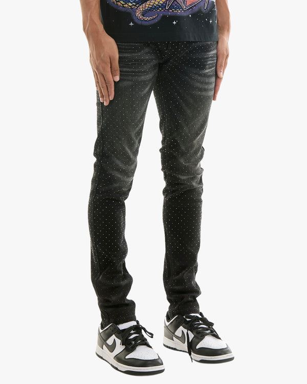 KDNK Ombre Rhinestone Jeans