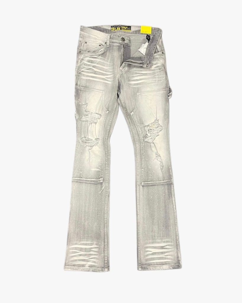 Spark Distressed Stacked Carpenter Pants