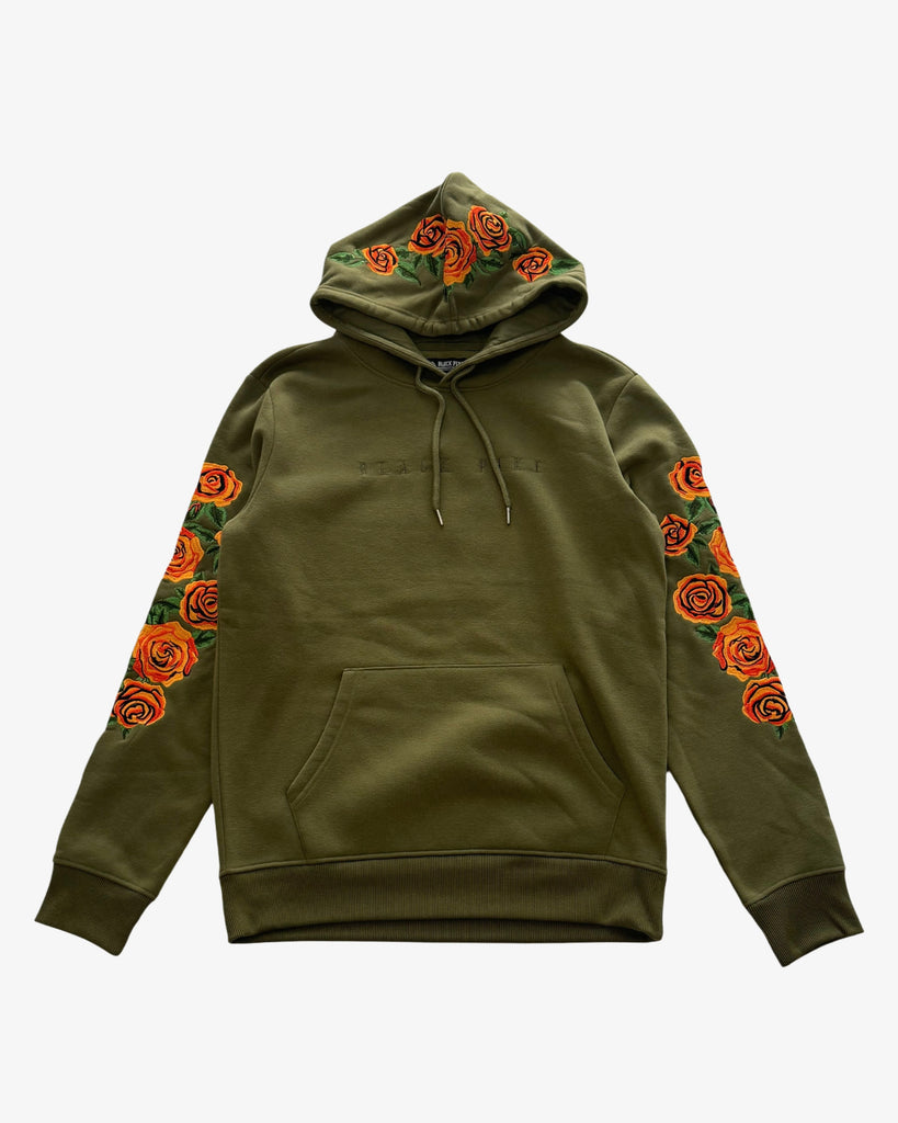 Black Pike Rose Hoodie