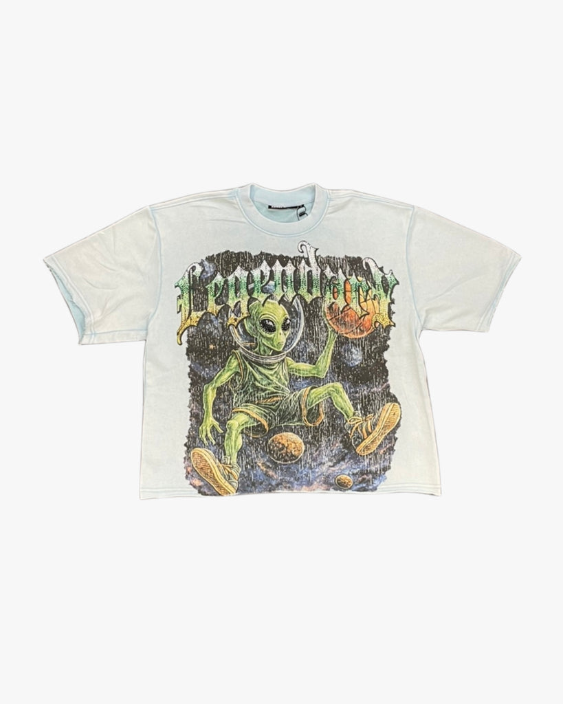 Space Alien Cropped Tee
