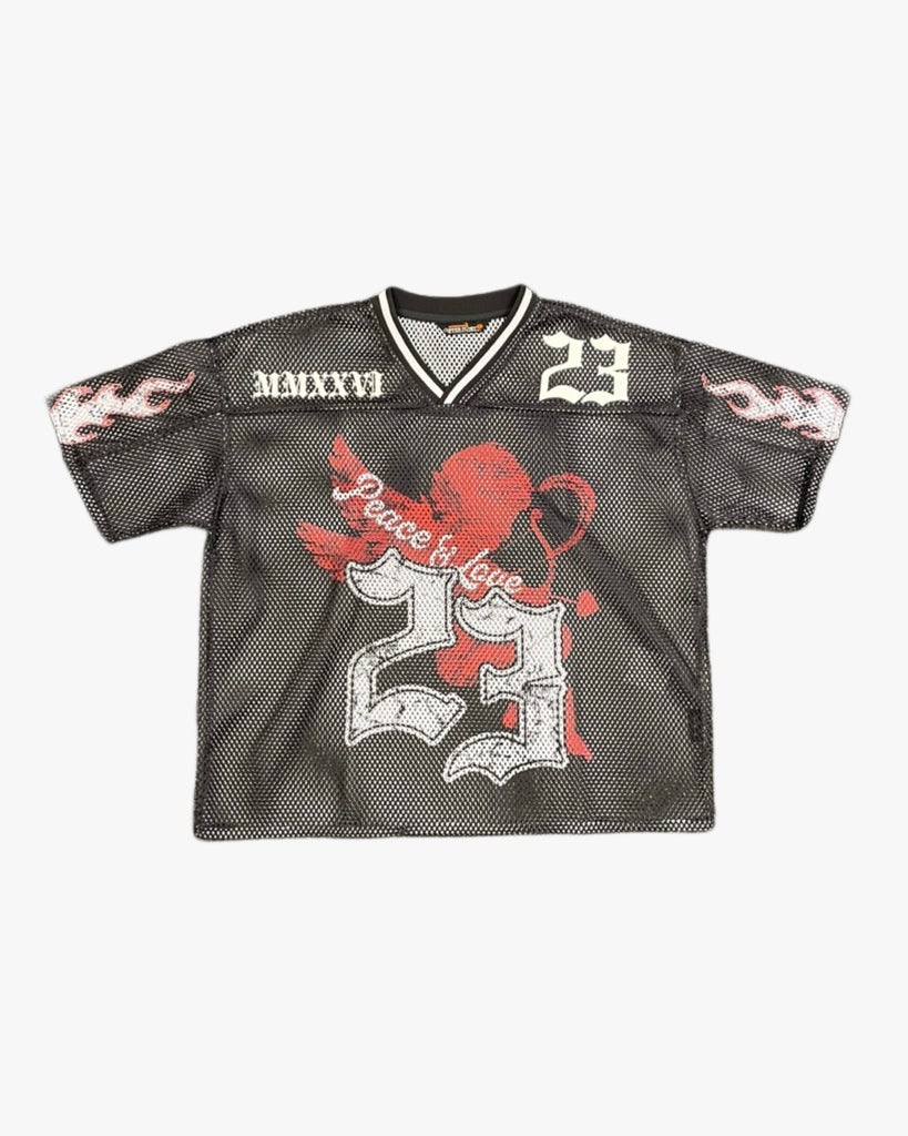 Peace & Love Cropped Jersey