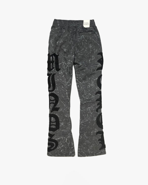 Cracked Rebel Stacked Joggers