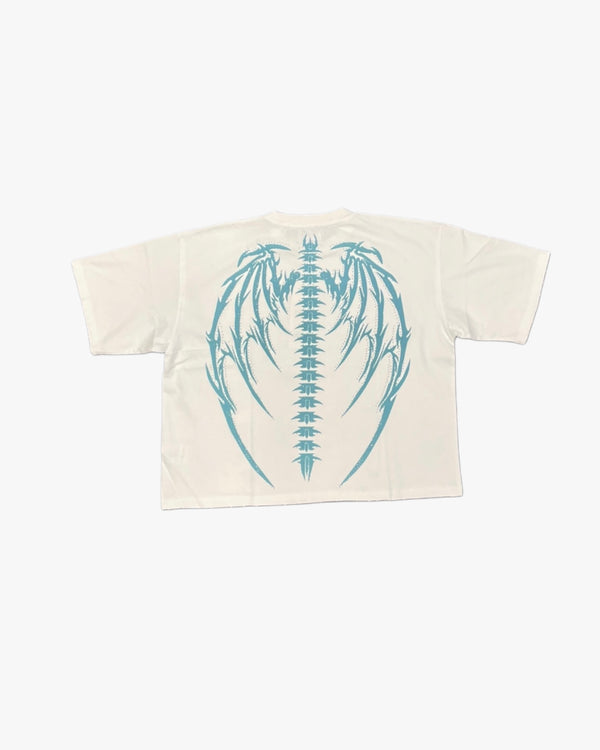 Kids Faithful Rhinestone Cropped Tee