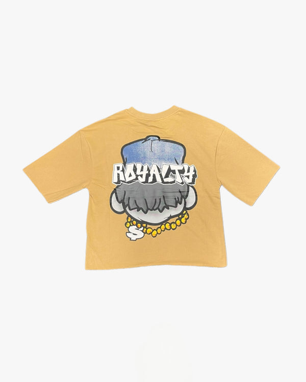 Royalty Face Cropped Graphic Tee