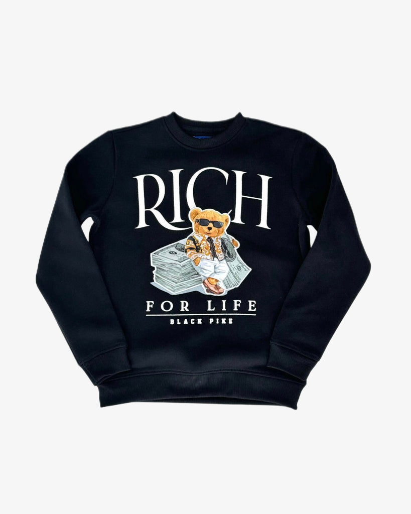 Rich for Life Kids Crewneck