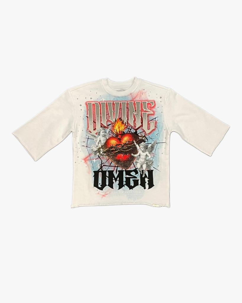 Kids Divine Omen Crop Tee