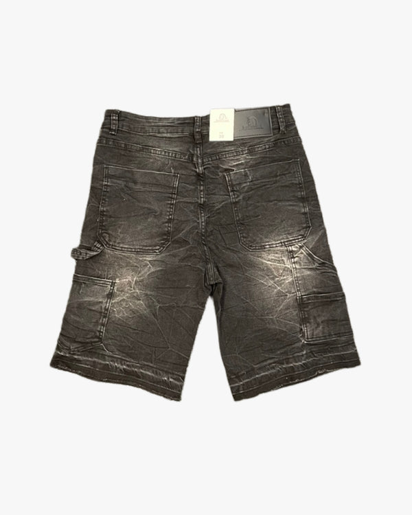 Carpenter Distressed Denim Shorts