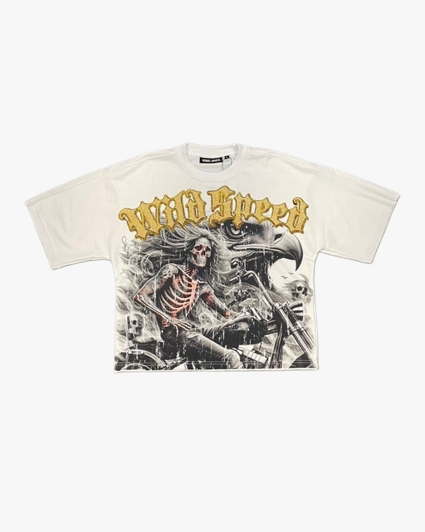 Wild Speed Skull Cropped Tee