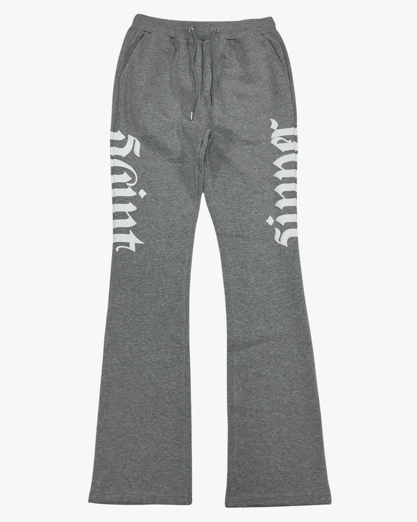 Black Pike Mens Saints Sinners Stack Joggers