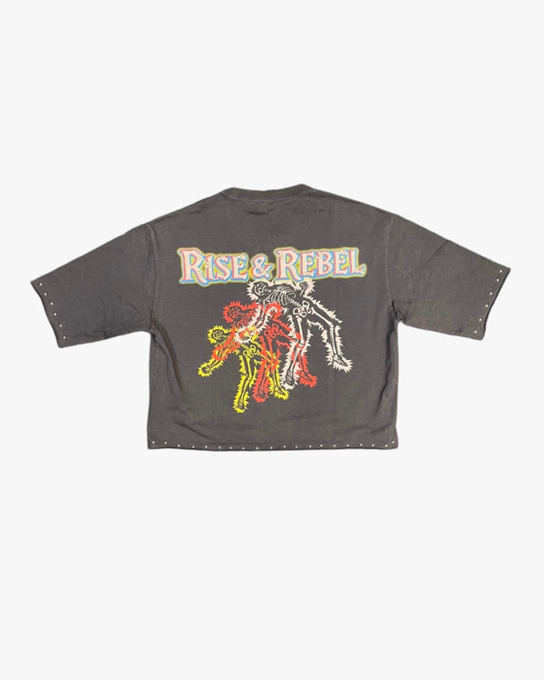 Elevated Skull Cropped Tee