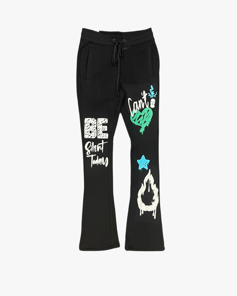 Can't be Silent Stacked Joggers