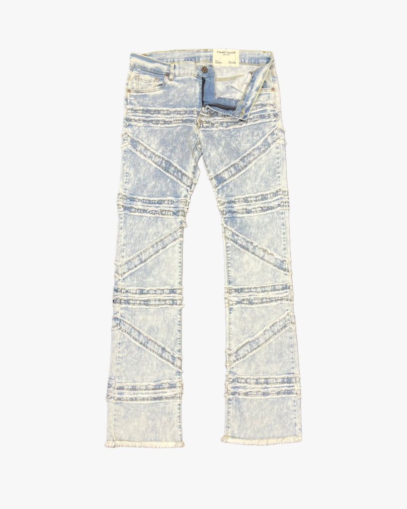 Crossover Denim Stack Jeans