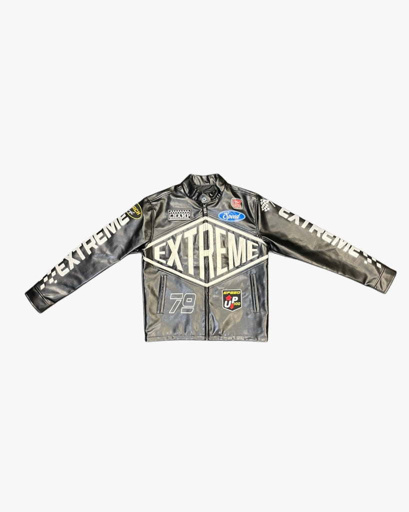 Extreme PU Men's Racing Jacket
