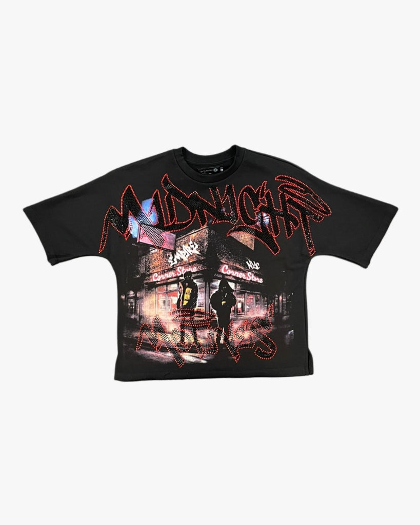 Midnight Motvies Cropped Tee