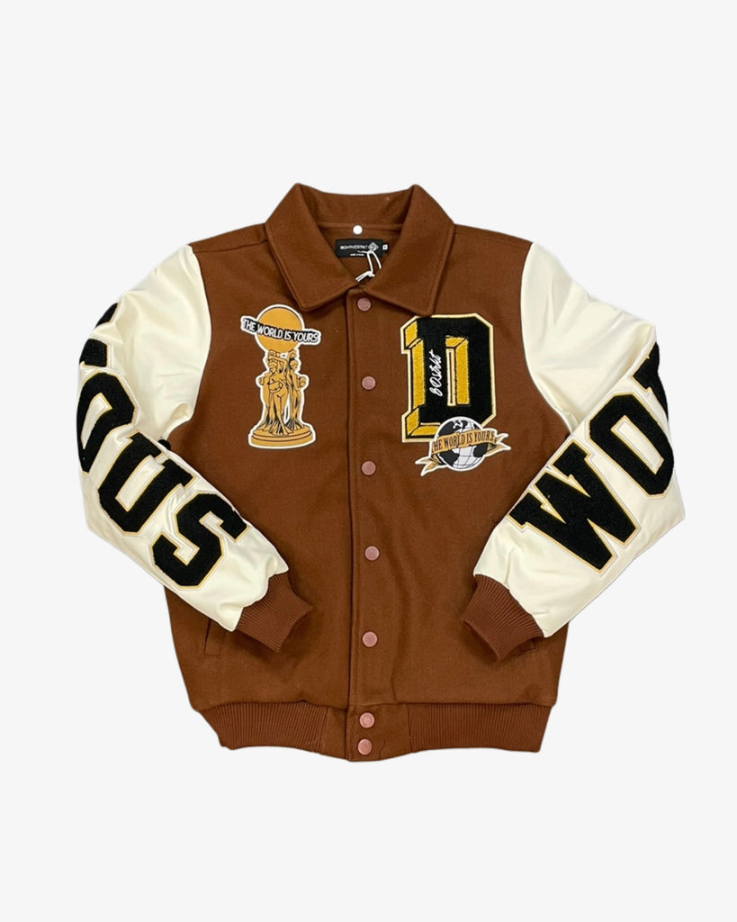 8ighth Dstrkt Mens World Famous Varsity Jacket