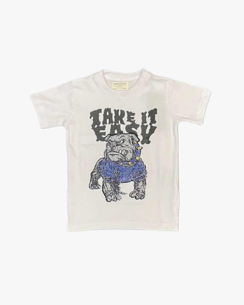 Bulldog Crystal Kids Tee