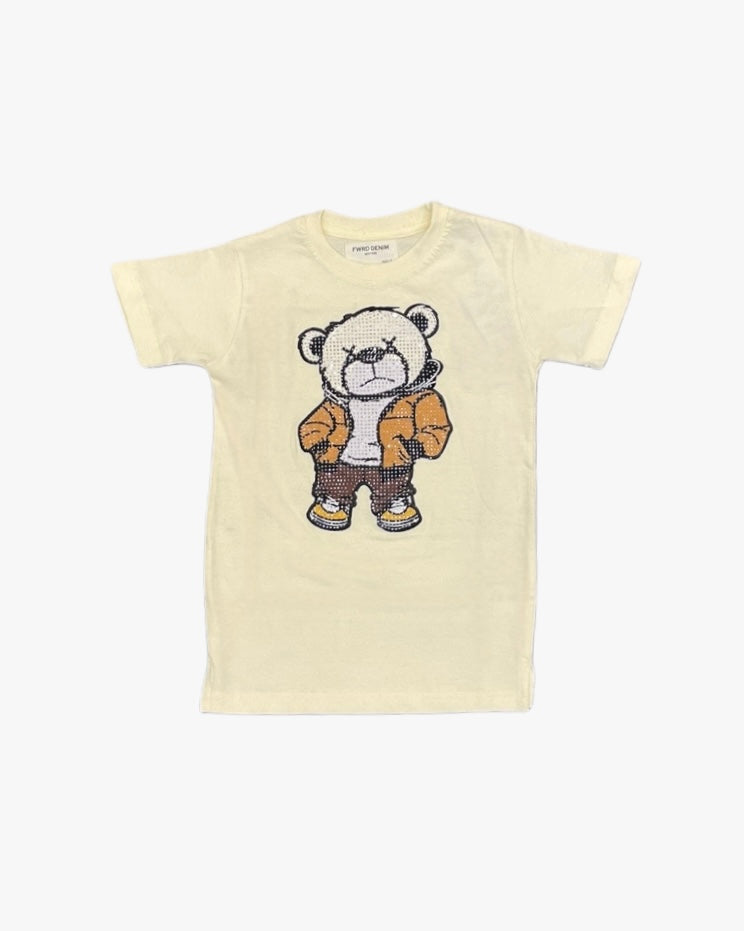 Bear Rhinestone Toddler Tee