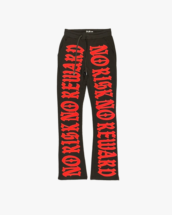 No Risk No Reward Stacked Joggers