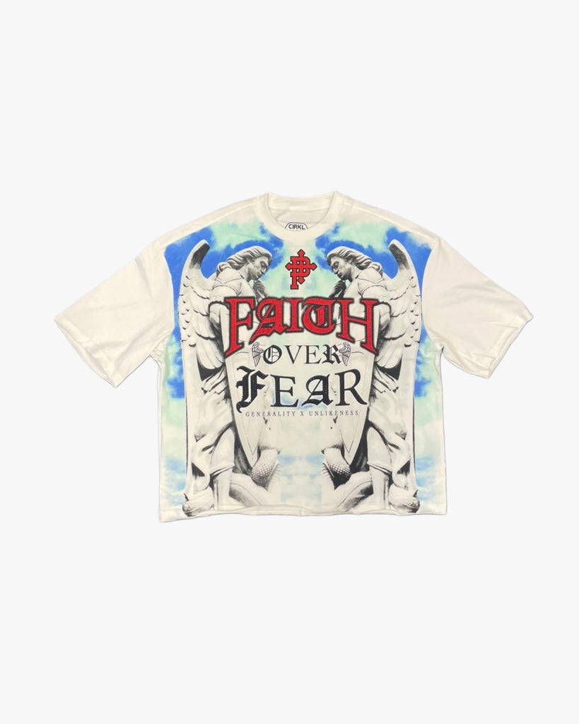 Faith Over Fear Cropped Tee