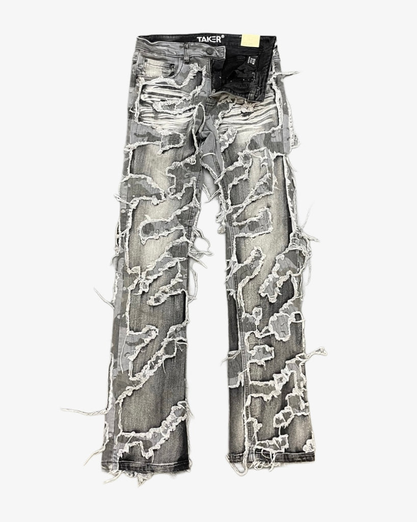 Taker Distressed Edged Jeans