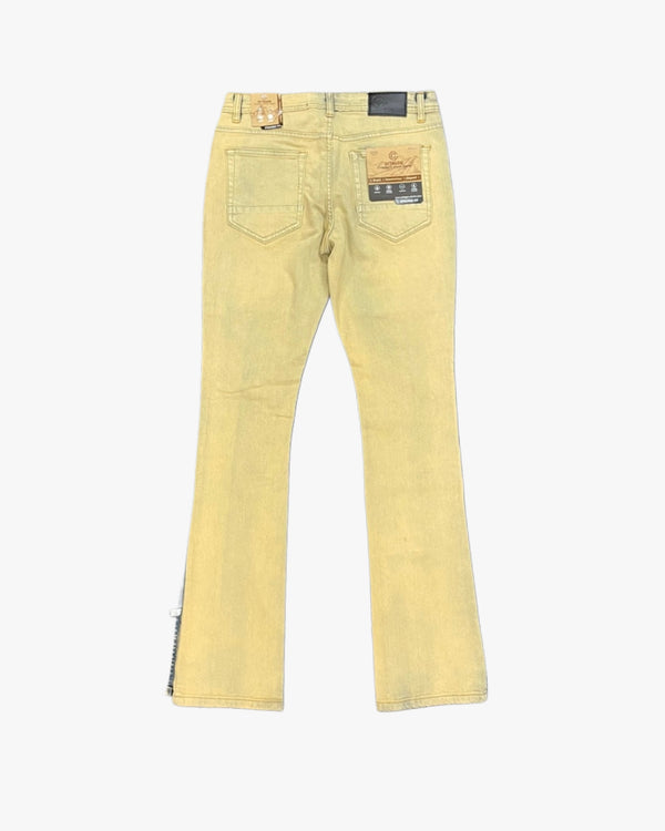 Button Utility Stack Cargo Pants