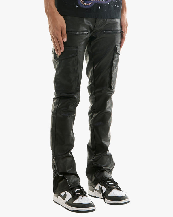 KDNK Waxed Cargo Pants