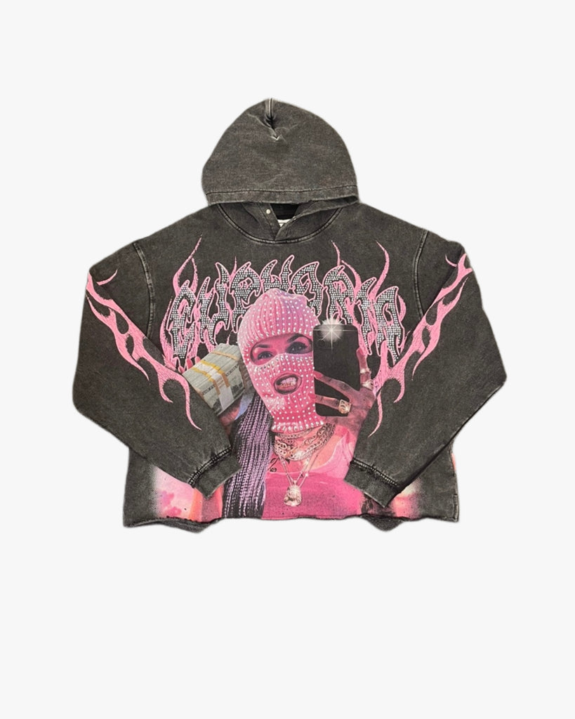 In the Clouds Cropped Hoodie