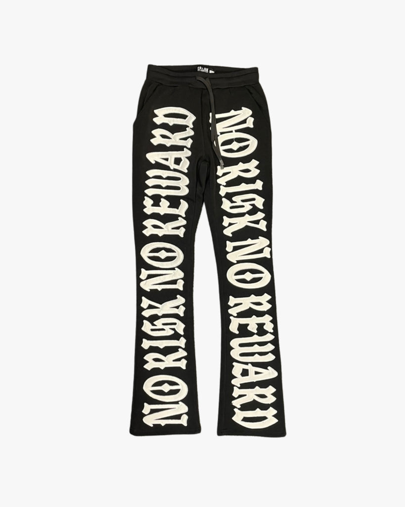 No Risk No Reward Stacked Joggers