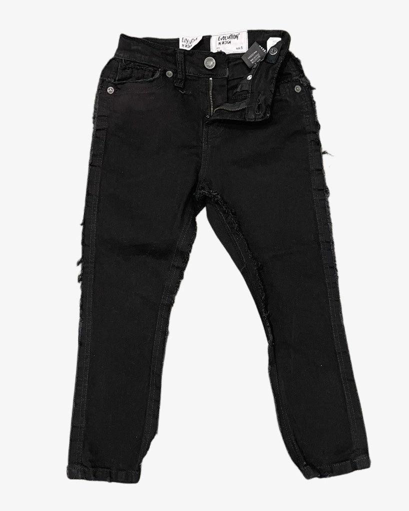 Frayed Denim Toddler Jeans