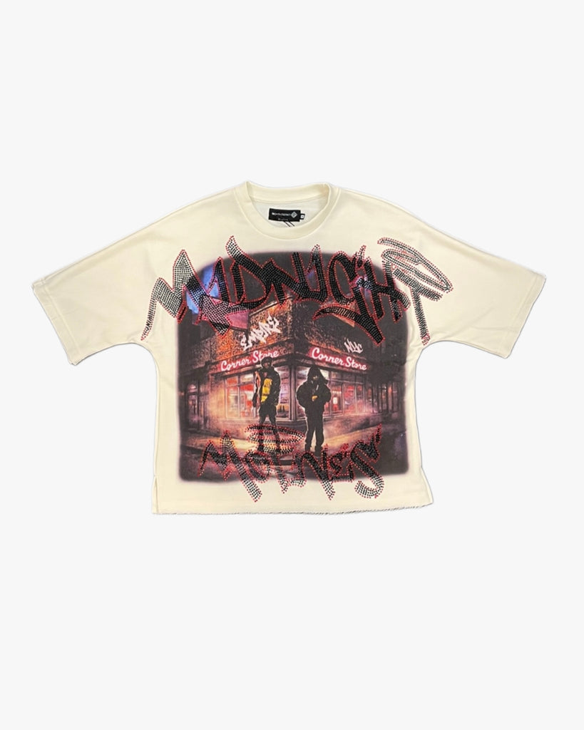 Midnight Motvies Cropped Tee